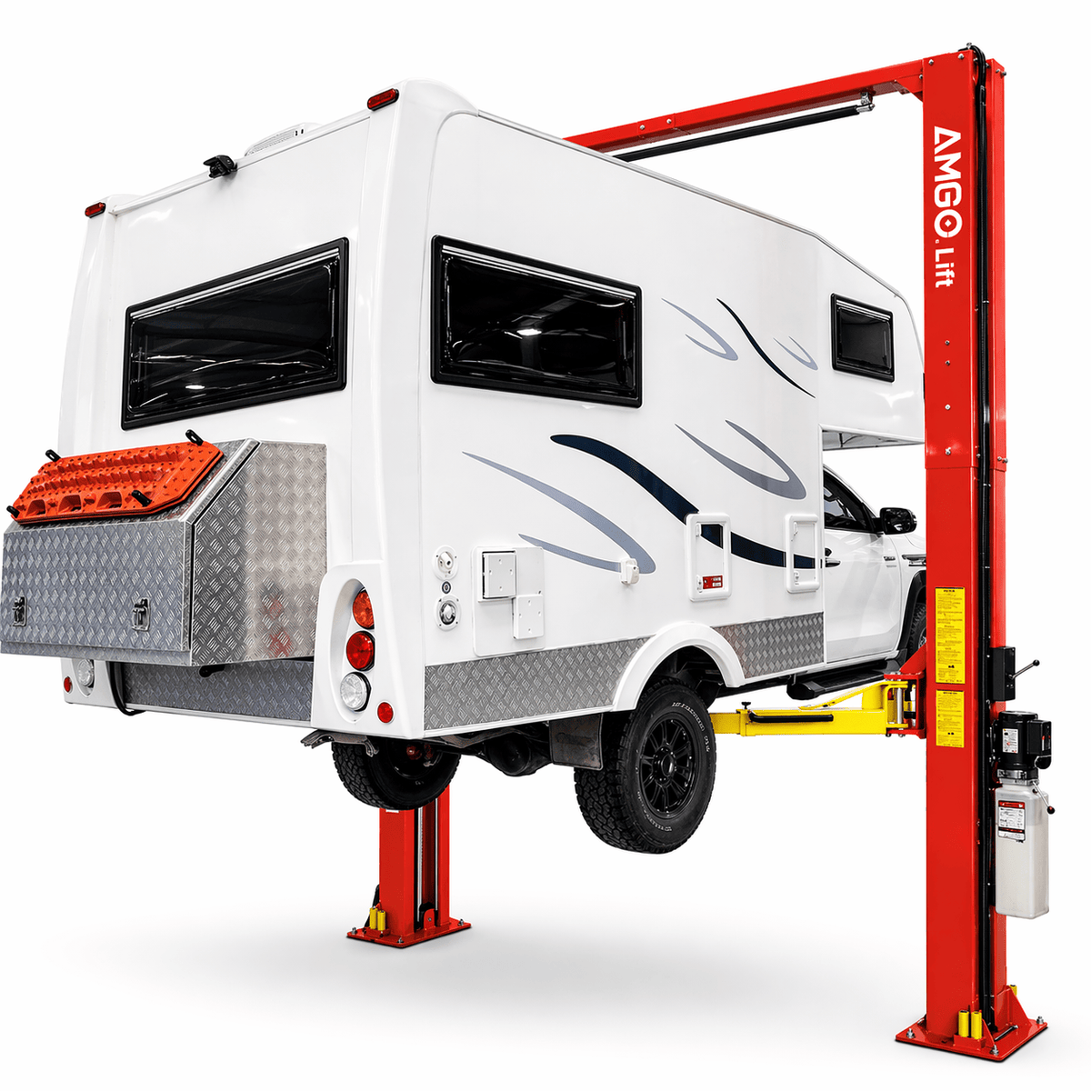 AMGO OH-12 2-Post Car Lift 12000 lb Adjustable Height