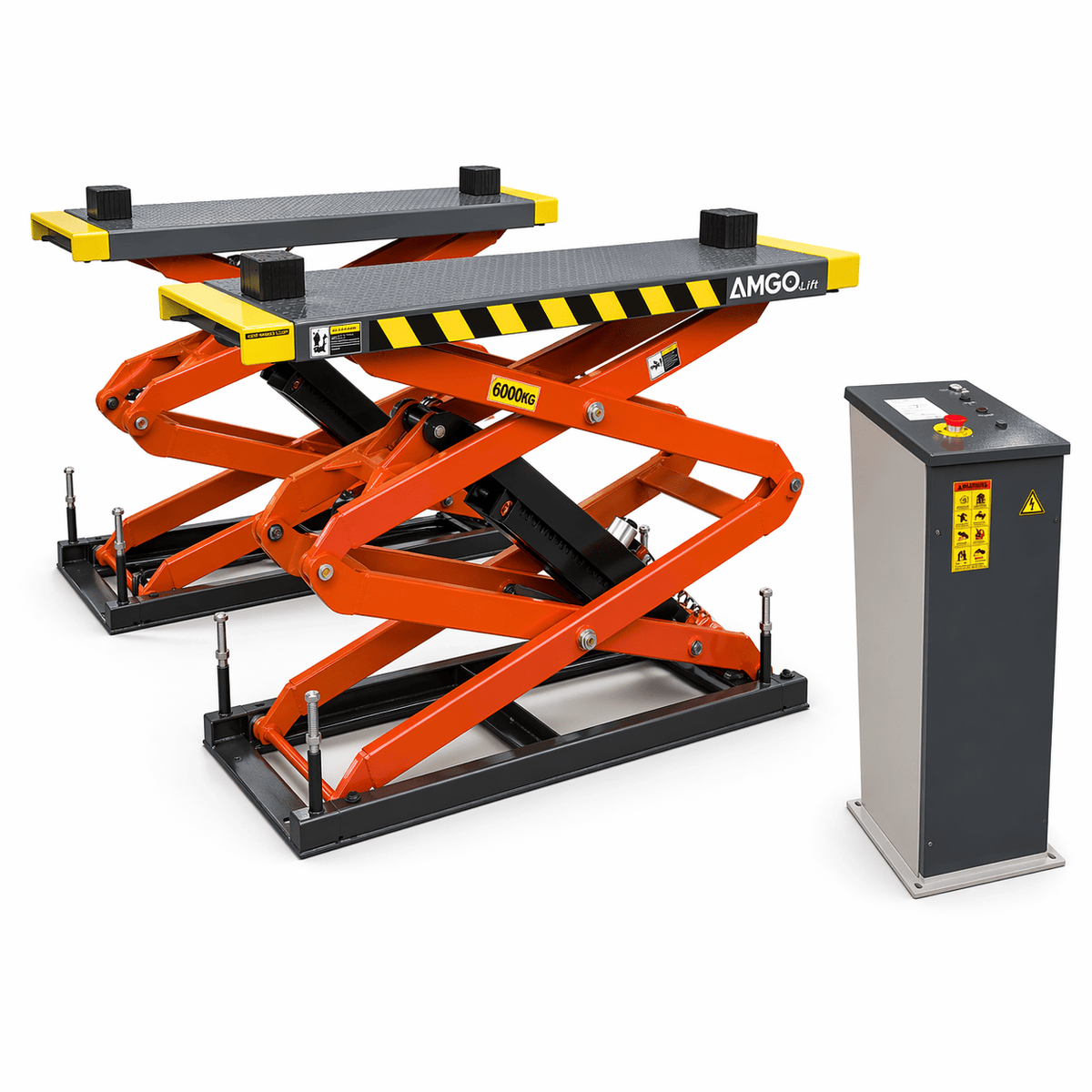 AMGO XL-10F Flush-Mount Full-Rise Scissor Lift 10000 lb Capacity