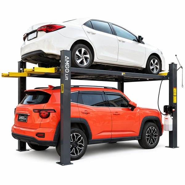 AMGO 409-HP 4-Post Parking Lift 9,000 lb Capacity