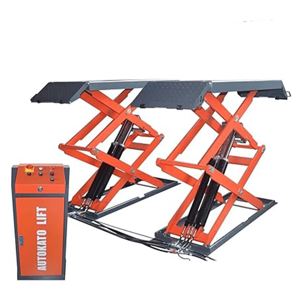 Katool KT-X95 8000 lb Full-Rise Scissor Lift for Tire and Brake Service
