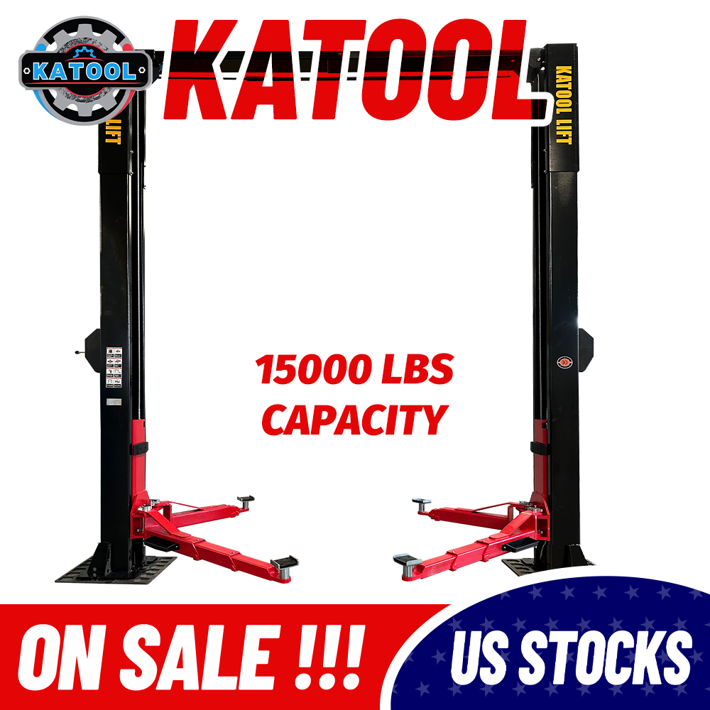 Katool KT-M150D 2-Post Car Lift 15,000 lb