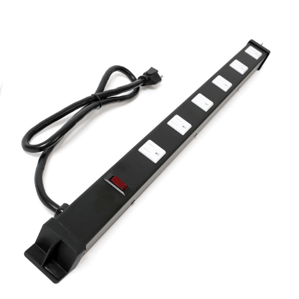 Pegboard Power Strip Charging Station Outlet Rail