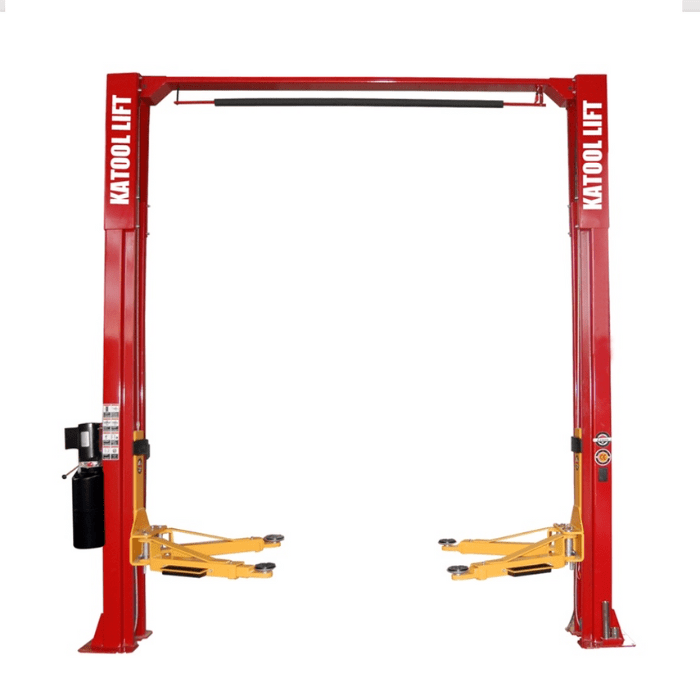 Katool Two Post Clear-floor Car Lift - 11,000 lb Capacity | KT-M110