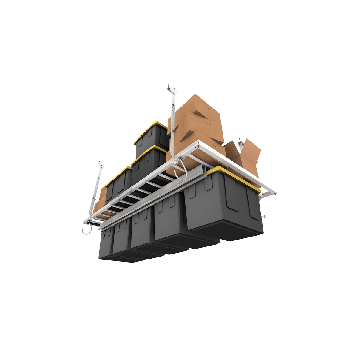 E-Z Garage Overhead 3-IN-1 Garage Storage System