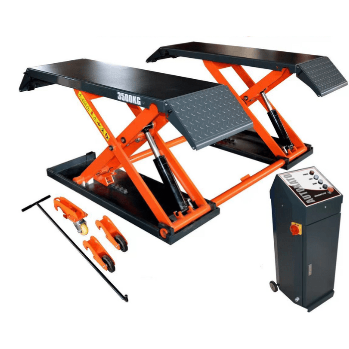 Katool Pneumatic/Electric Mid Rise Scissor Lift- 8000lb Capacity | KT-X80