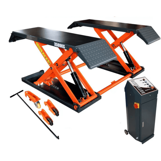 Katool Pneumatic/Electric Mid Rise Scissor Lift- 8000lb Capacity | KT-X80