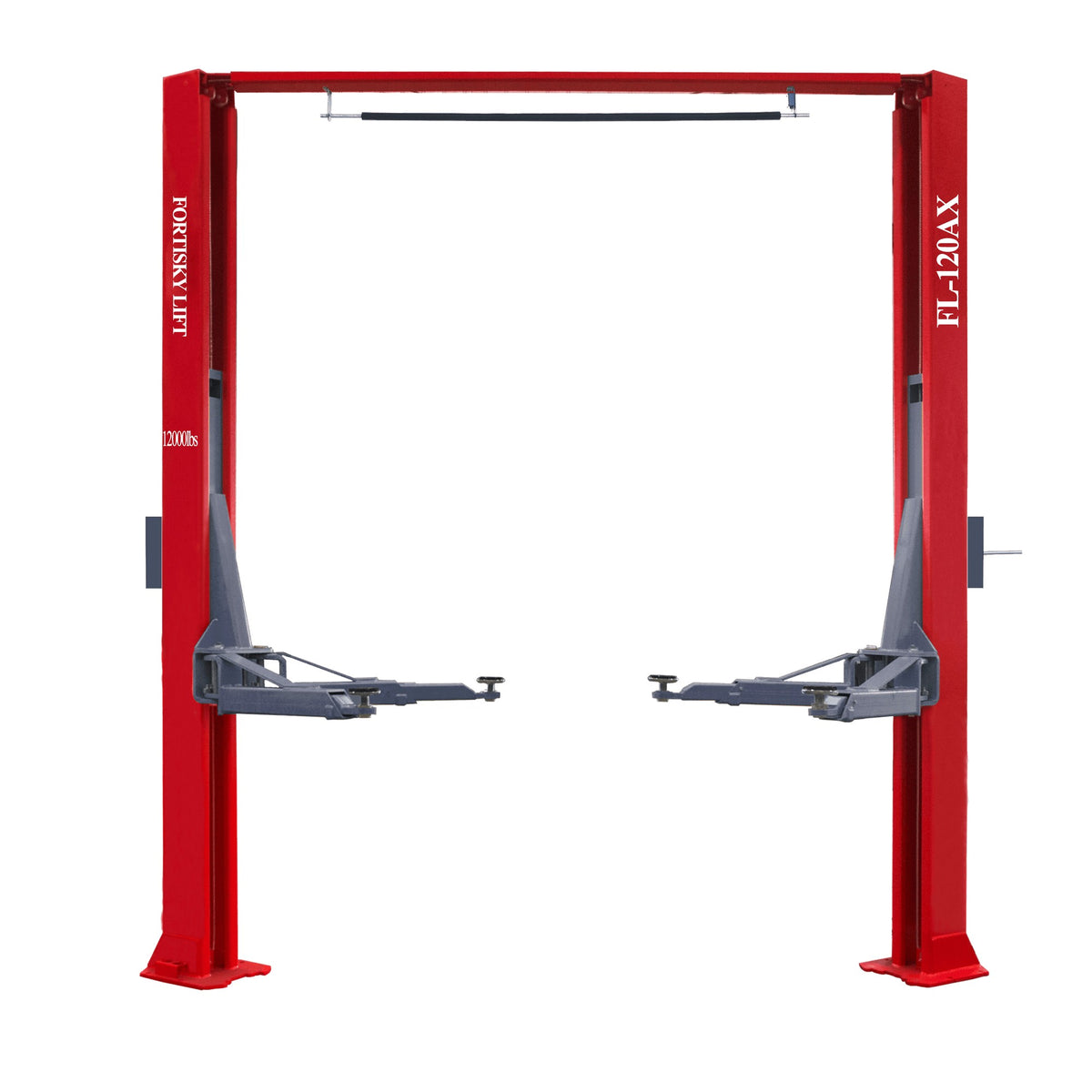 Fortisky FL-120AX Asymmetrical Two-Post Car Lift 12000 lb Single-Point Lock Release