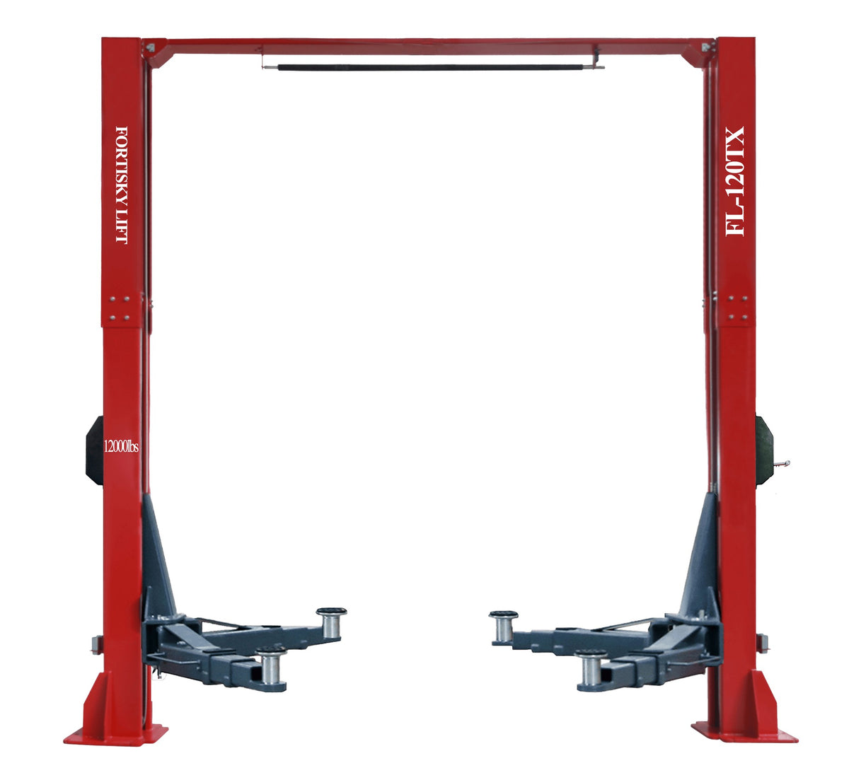 Fortisky FL-120TX Overhead Two-Post Car Lift 12000 lb Direct-Drive