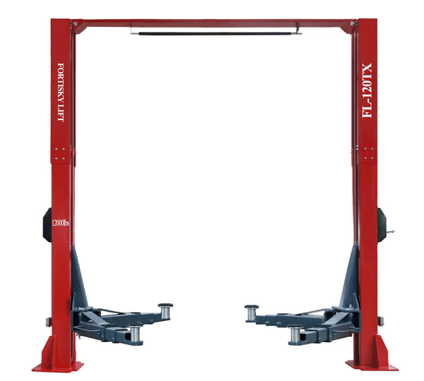Fortisky FL-120TX Overhead Two-Post Car Lift 12000 lb Direct-Drive