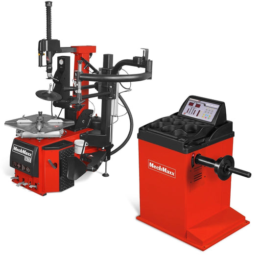 MechMaxx High Performance Tire Changer and Wheel Balancer Combo with Assist Arm, TC9682 + WB855